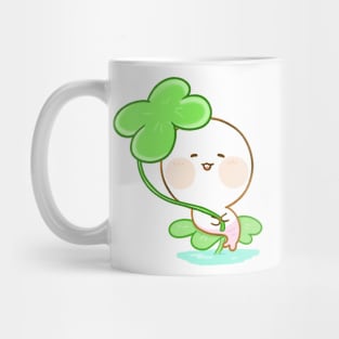 Sea mermaid holding Lucky Clover Mug